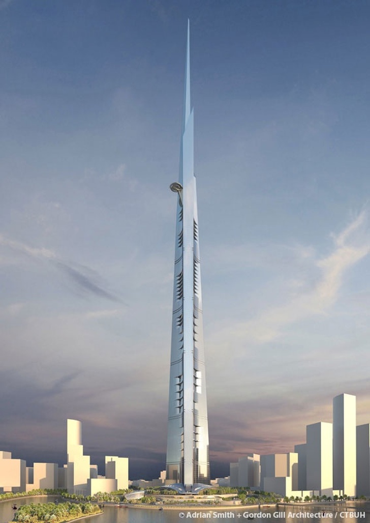 «Башня Джидда» (Джидда, Саудовская Аравия; строится)